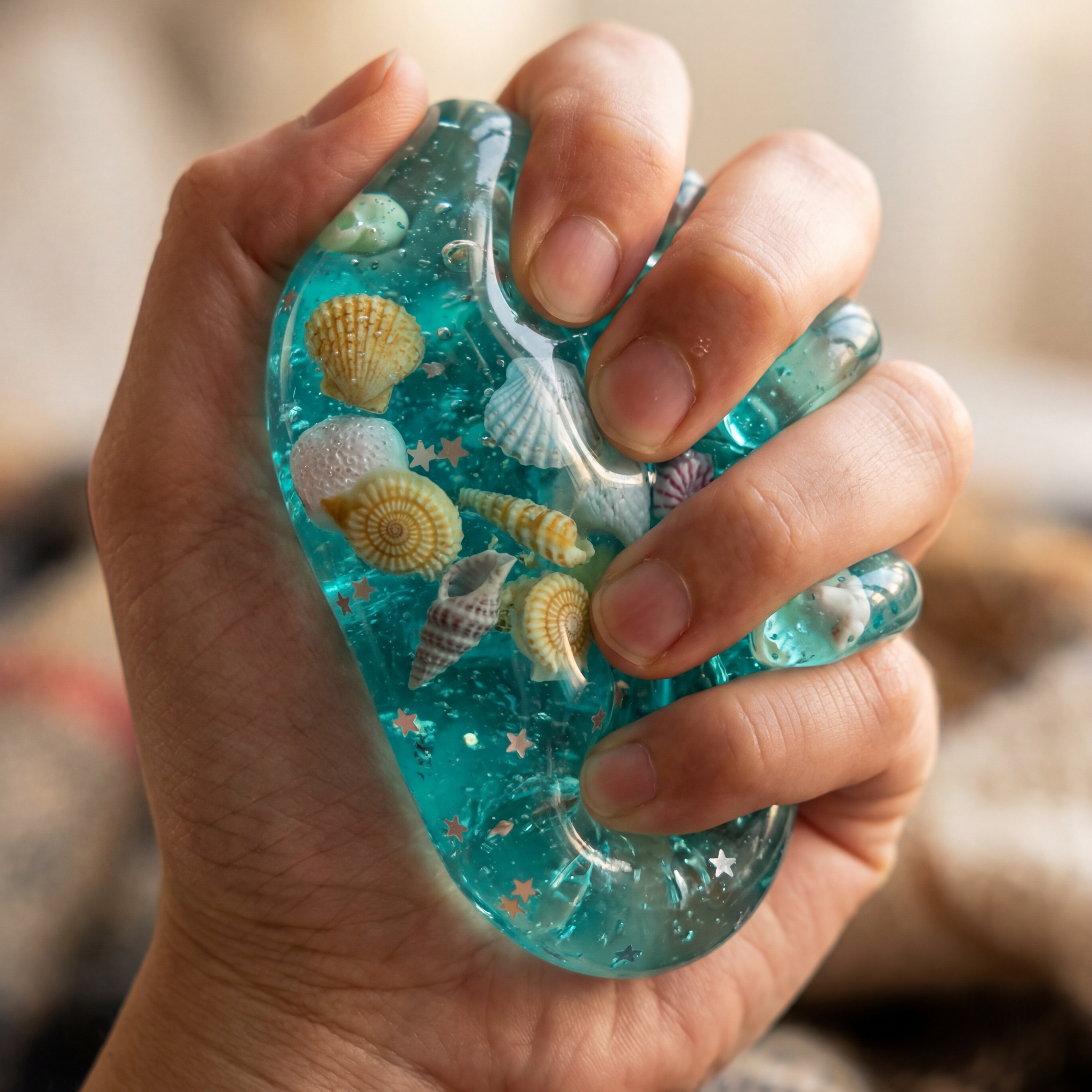 Ocean Stress-relief Cube Squeeze Toy